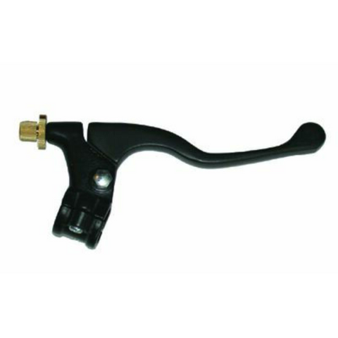 Levier de frein court + cocotte alu coulé noir