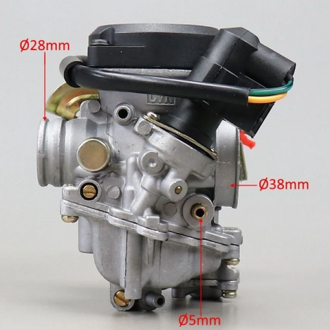 Carburateur pour scooter 50cc à moteur 139QMB GY6 4 temps.