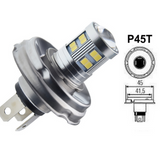 Ampoule LED DC 10-30V, P45T 2835, 6000K